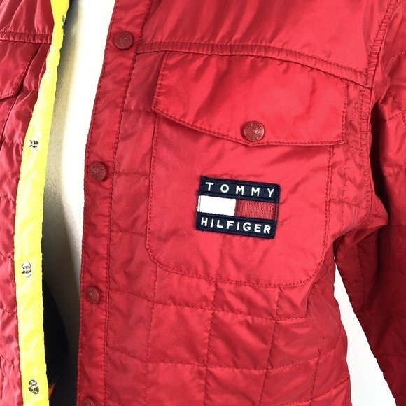 Tommy Hilfiger Vtg 90s Tommy Girl Red Quilted Box - Picture 2 of 10